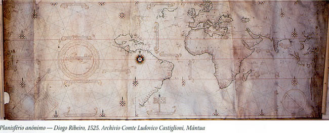 Planisfrio de Diogo Ribeiro, 1525